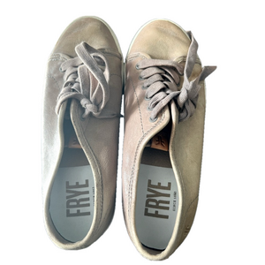 Frye tie leather sneakers